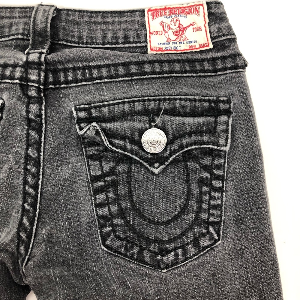 True Religion Joey Big T Gray Jeans